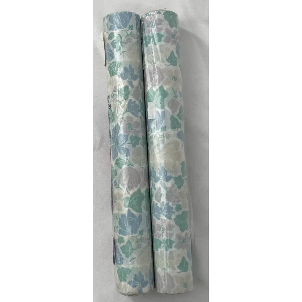 Vintage 1990 Rubbermaid Shelf Liner Drawer Liner Ivy Charm Cottagecore Floral